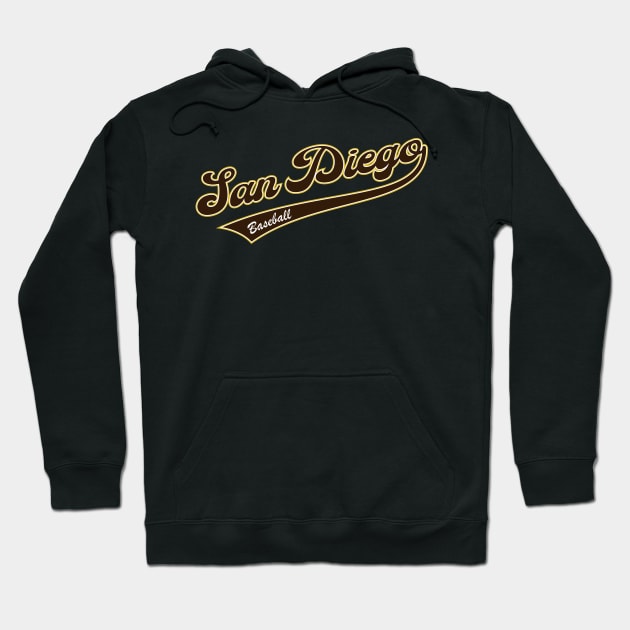 San Diego Baseball Hoodie by Cemploex_Art